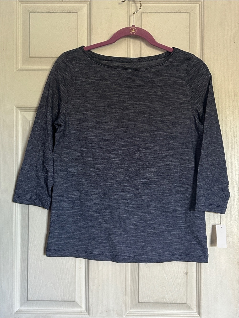 NWT Talbot’s navy blue Heather t-shirt size medium petite